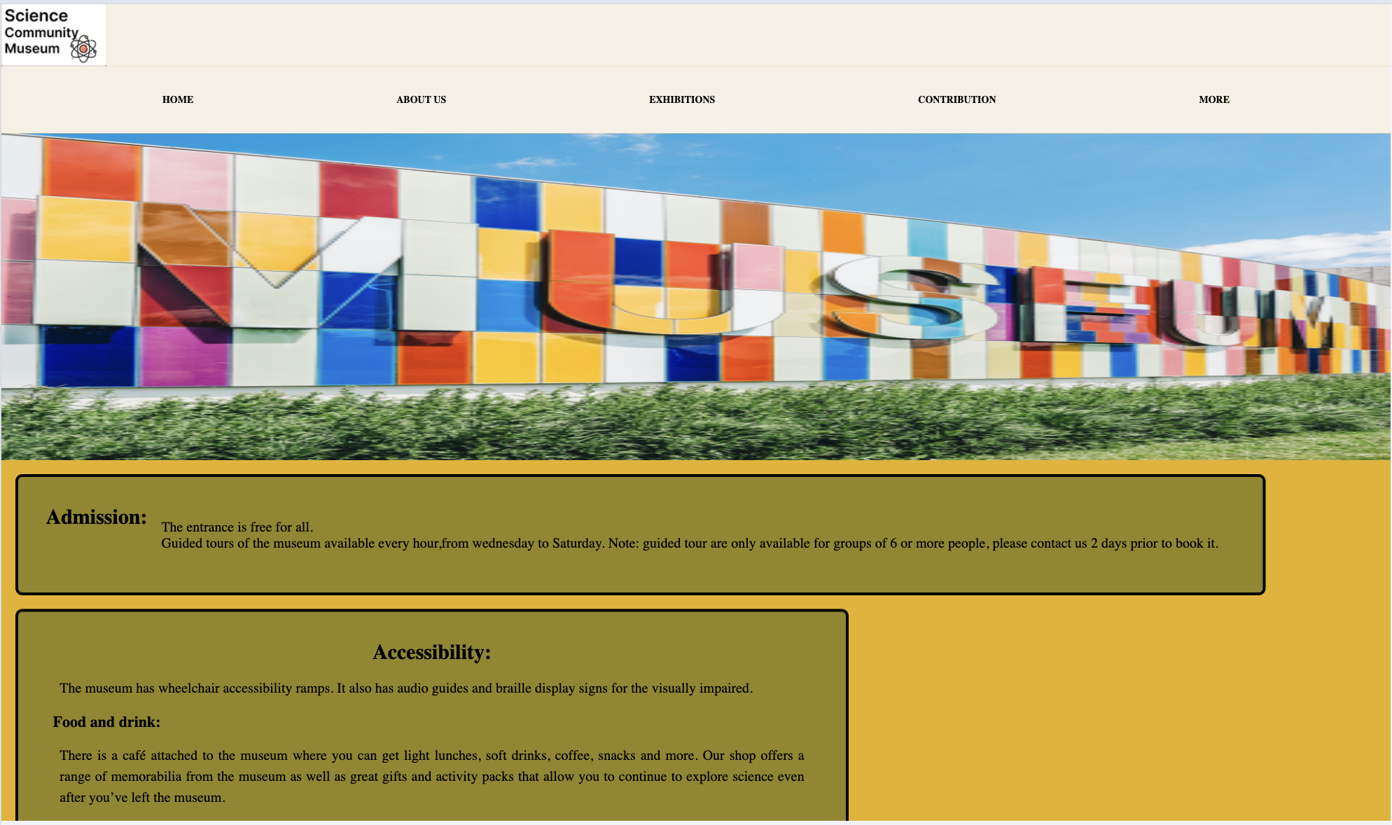 Screenshot of Semester Project 1